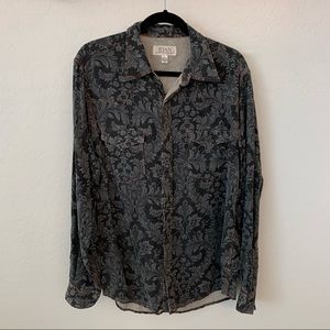 Men’s Ryan Michael Dress Shirt Silk Blend